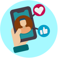 social media management icon